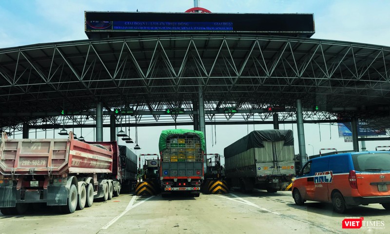 Ngày 10/6, trạm thu phí BOT Pháp Vân - Cầu Giẽ vẫn hoạt động bình thường