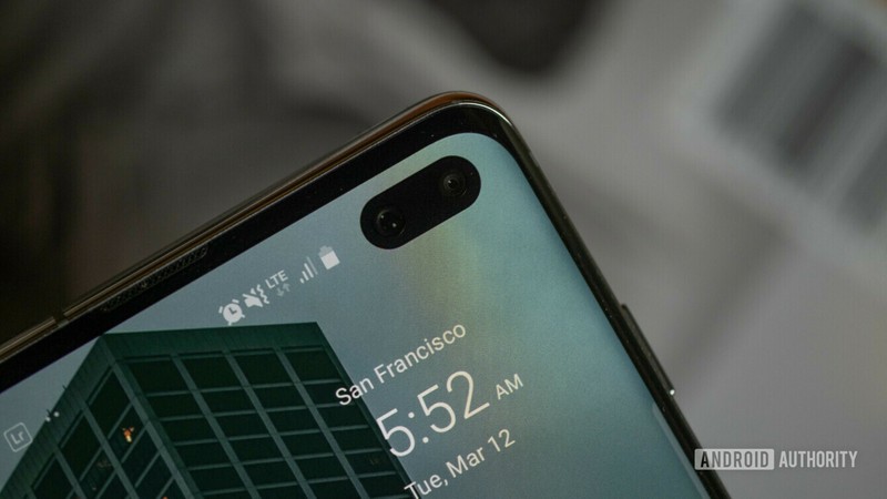 Camera selfie kép của Samsung Galaxy S10 (Ảnh: Android Authority)