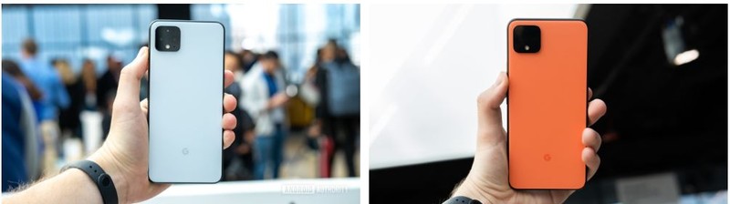 Phiên bản màu trắng và màu cam của dòng Pixel 4 (Ảnh: Android Authority)