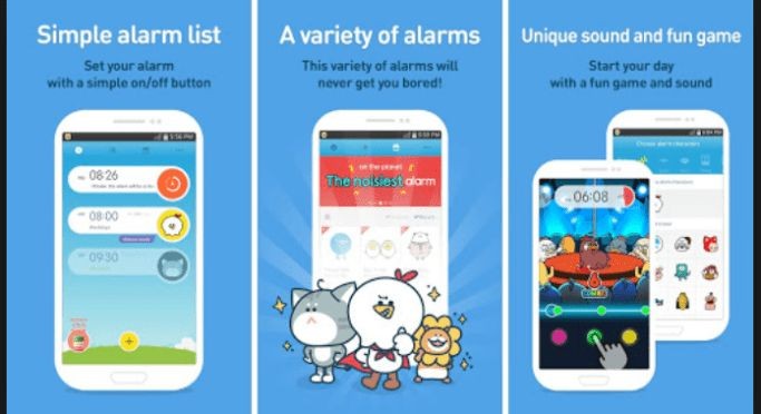 Ứng dụng báo thức siêu dễ thương (Ảnh: Pinterest) Ứng dụng báo thức siêu dễ thương (Ảnh: Pinterest)