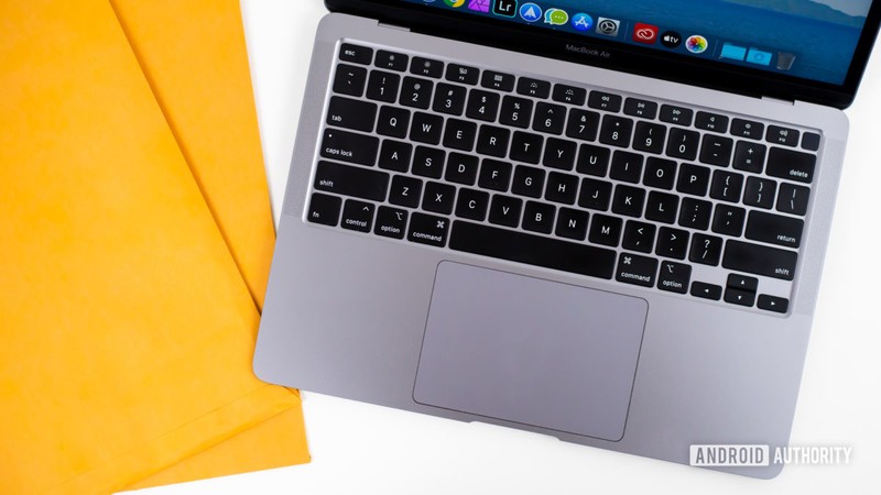 Check pad trên Macbook Air 2020 rất nhạy (Ảnh: Android Authority) Check pad trên Macbook Air 2020 rất nhạy (Ảnh: Android Authority)