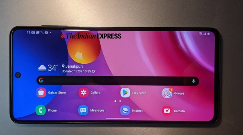 Samsung Galaxy M51 có dung lượng pin khủng (Ảnh: The Indian ExPress)