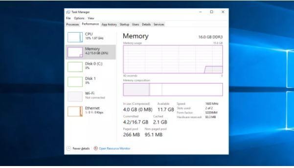 Kiểm tra dung lượng RAM trên máy (Ảnh: Tech Radar)
