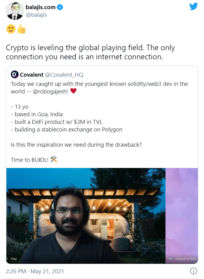 Tài năng của Gajesh Naik được nhiều người biết đến (Ảnh: Twitter)