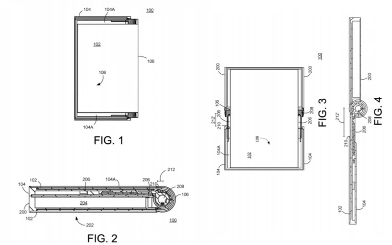 Bản phác thảo thiết kế gập của Pixel Fold (Ảnh: Phone Arena)