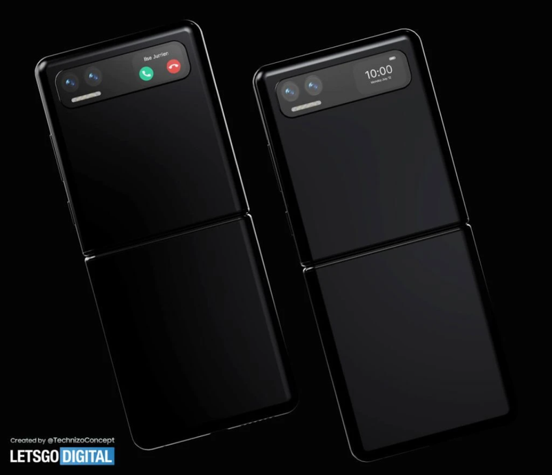 Mẫu thiết kế thứ 2 có thể được Xiaomi sử dụng trên chiếc điện thoại gập sắp tới của mình (Ảnh: Phone Arena)