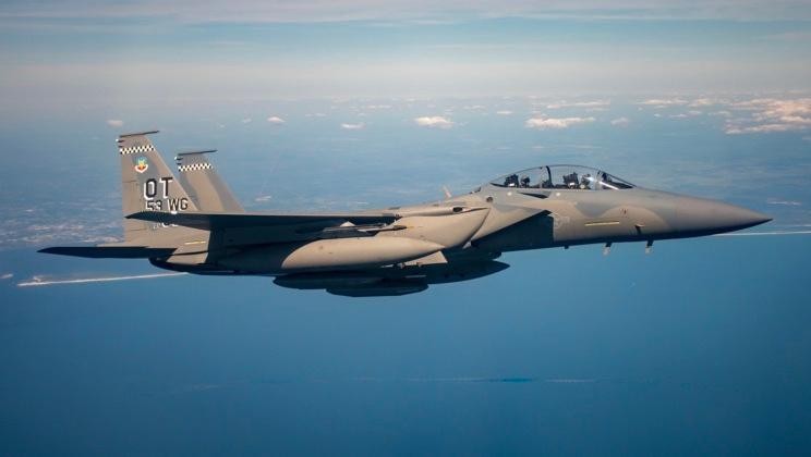 Máy bay chiến đấu F-15EX Eagle II của Không quân Mỹ (Ảnh: Military Watch Magazine)