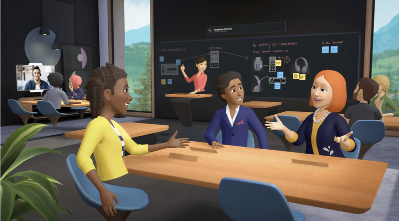 Metaverse của Meta bị chê có đồ hoạ quá tệ (Ảnh Engadget)