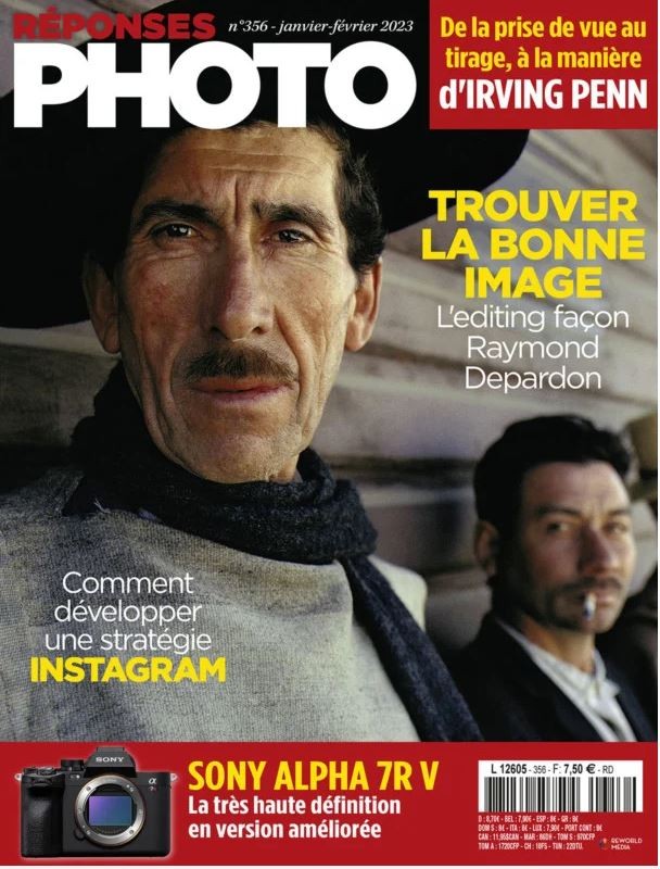 Bìa tạp chí với ảnh thật do nhiếp ảnh gia Raymond Depardon chụp (Ảnh: Peta Pixel)