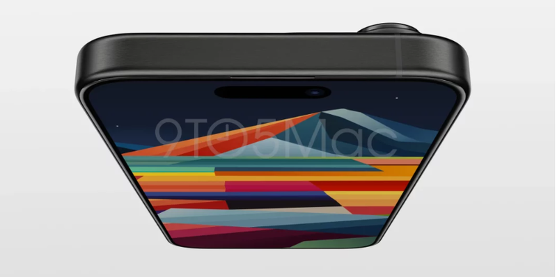 iPhone 15 Pro sẽ có phần viền được bo tròn (Ảnh: Gizmochina)