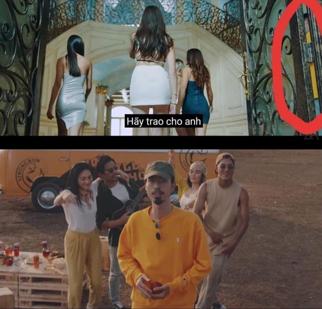 Nhân vật áo vàng bí ẩn sau cánh cửa được dân tình đùa là sự góp mặt của Đen Vâu? Nhân vật áo vàng bí ẩn sau cánh cửa được dân tình đùa là sự góp mặt của Đen Vâu?