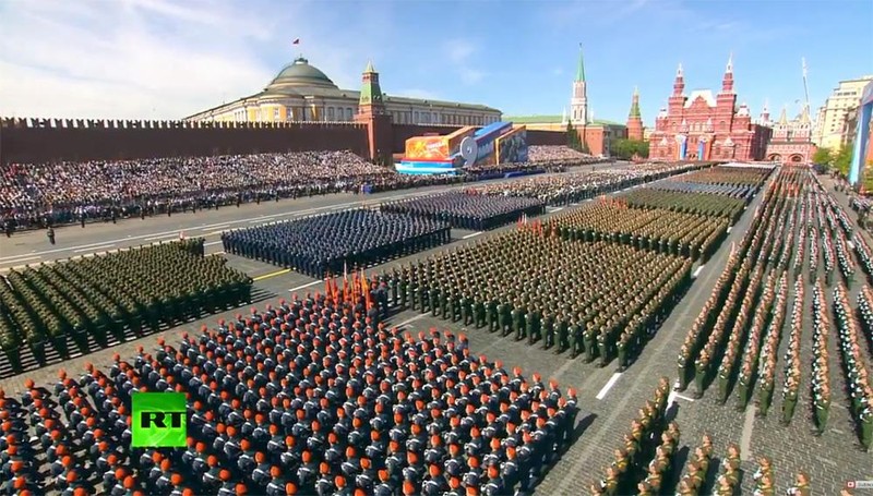 Nước Nga tổ chức duyệt binh Ngày chiến thắng trong Chiến tranh giữ nước vì đại trên Quảng Trường Đỏ. Nguồn ảnh: RT.. Nước Nga tổ chức duyệt binh Ngày chiến thắng trong Chiến tranh giữ nước vì đại trên Quảng Trường Đỏ. Nguồn ảnh: RT..