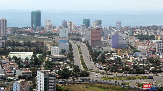 Một góc Đà Nẵng nhìn từ trên cao