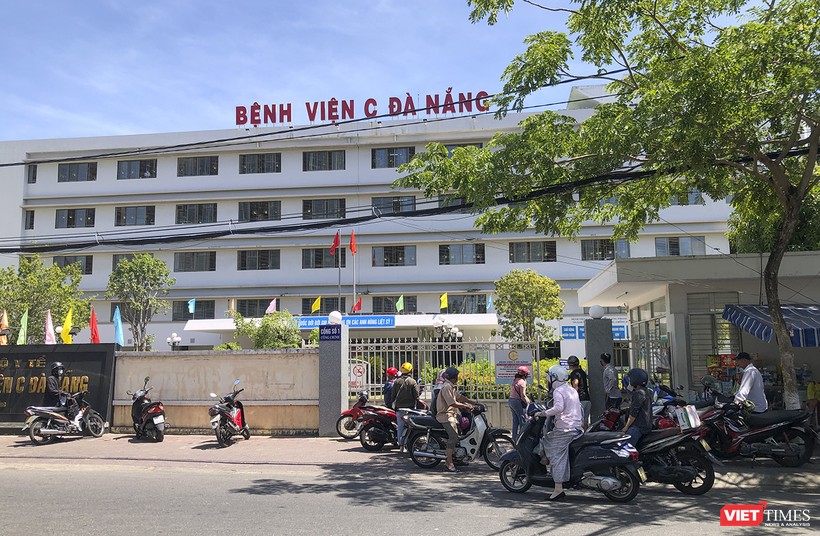 Bệnh viện C Đà Nẵng, nơi bệnh nhân mắc COVID-19 nhập viện điều trị bệnh đường hô hấp