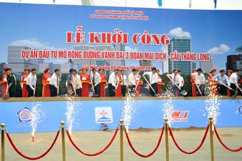 Lễ khởi công dự án mở rộng tuyến đường Vành đai III