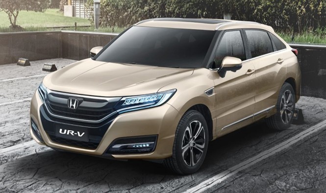 Honda UR-V có kích thước lớn hơn mẫu xe CR-V.