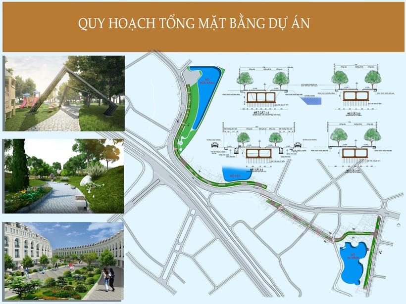 Quy hoạch tổng thể mặt bằng dự án.