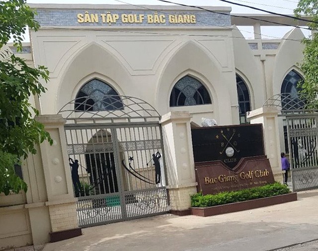 Sân tập golf Bắc Giang/ Ảnh: Dân trí