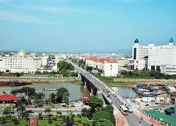 Một góc TP Móng Cái, tỉnh Quảng Ninh.