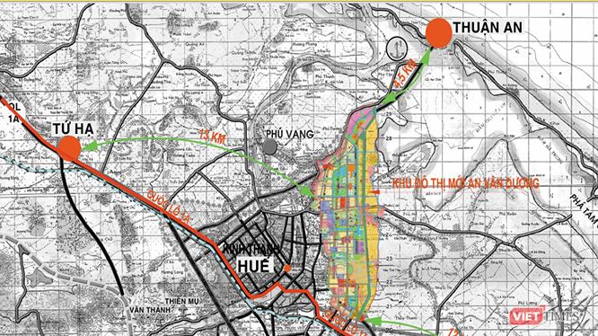 Thừa Thiên Huế đang tìm nhà đầu tư thực hiện các dự án thuộc Khu đô thị mới An Vân Dương.