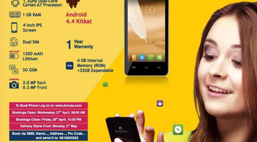 Ra mắt smartphone giá chưa tới 300 ngàn đồng