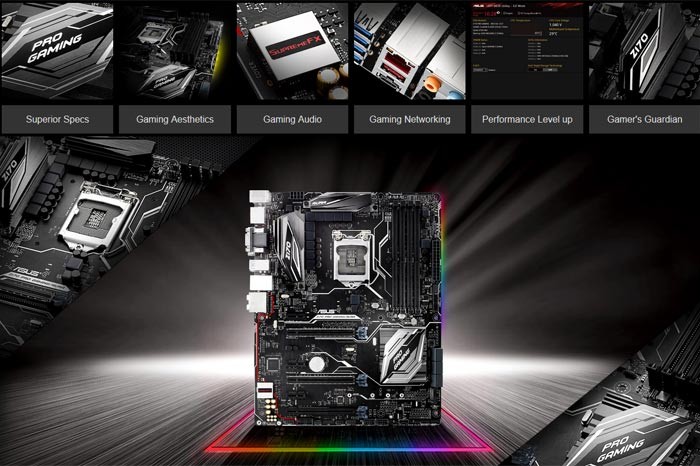 Asus ra mắt BMC chuyên game Z170 Pro Gaming Aura