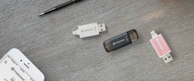 Transcend hoàn chỉnh dòng sản phẩm Lightning cho thiết bị Apple