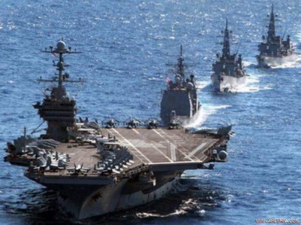 Tàu sân bay USS Theodore Roosevelt thuộc Hạm đội 5 Hải quân Mỹ 