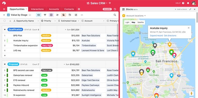 Ứng dụng Airtable (ảnh: Business Insider)