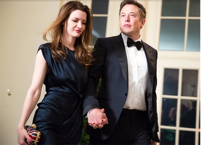 Elon Musk và vợ cũ Talulah Riley. Nguồn: Business Insider