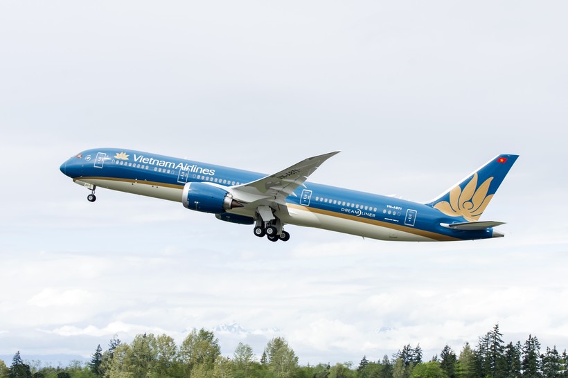 Một chiếc tàu bay Boeing 787 của Vietnam Airlines (Nguồn: VNA)