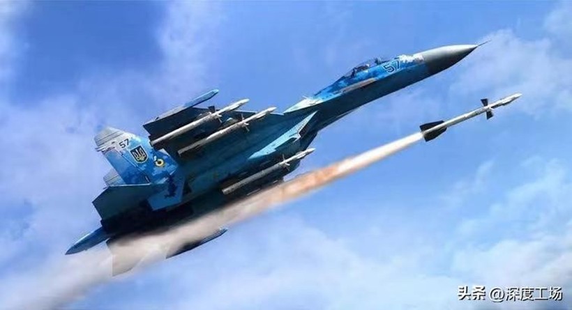 Máy bay MiG-29 của Ukraine phóng bom JDAM-ER (Ảnh: Sohu)