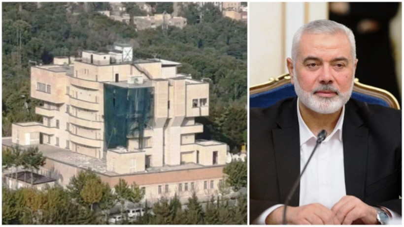 Thủ lĩnh Hamas Haniyeh và ngôi nhà nơi ông bị sát hại (Ảnh: Singtao).