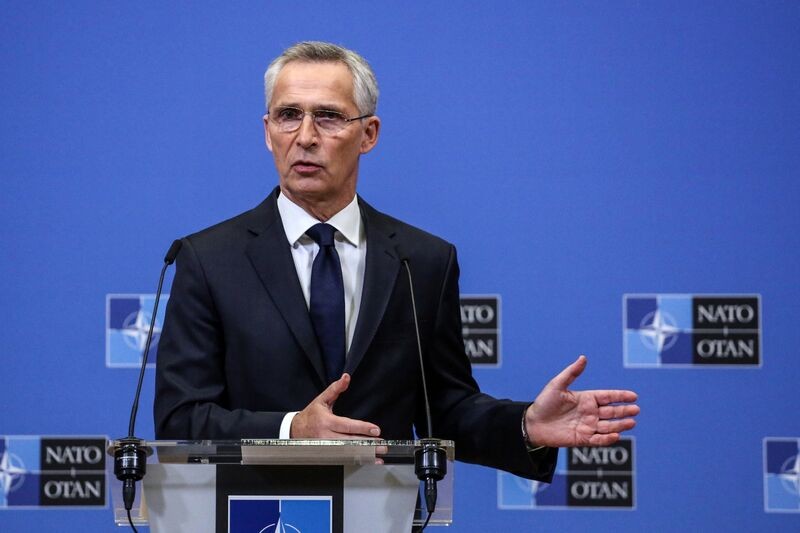 Tổng thư ký NATO Jens Stoltenberg. Ảnh Valeria Mongelli/Bloomberg