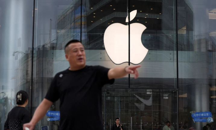 Một cửa hàng Apple Store tại Bắc Kinh (Ảnh: SCMP)