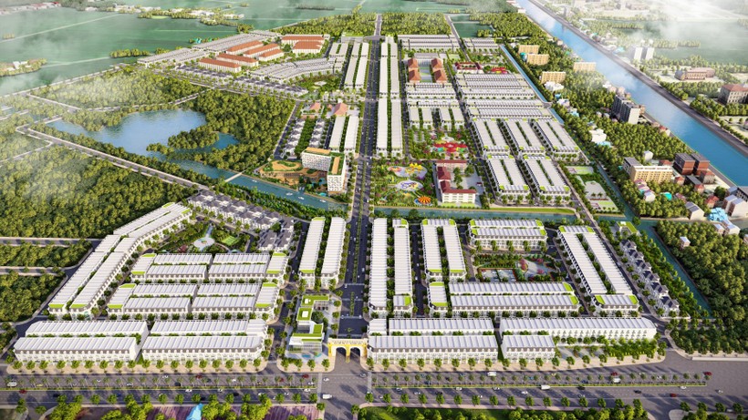 Phối cảnh dự án Khu đô thị DIC Victory City Hậu Giang.(Ảnh: DIC Corp)