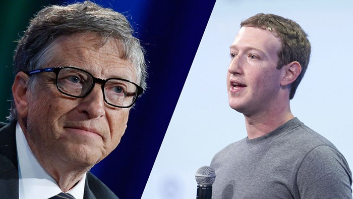 Bill Gates là thần tượng của Zuckerberg khi còn nhỏ. 