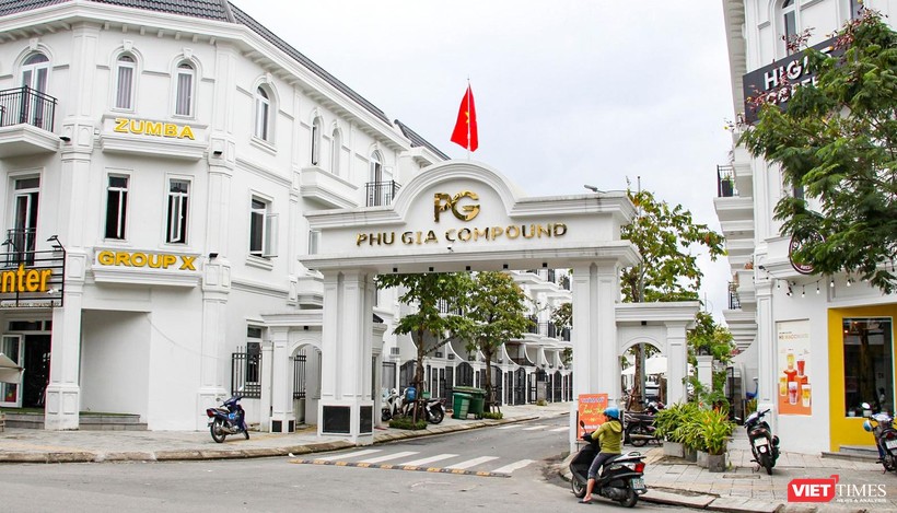 Dự án Khu nhà ở Phú Gia do Công ty TNHH Phú Gia Compound làm chủ đầu tư trên đường Ông Ích Khiêm, TP Đà Nẵng