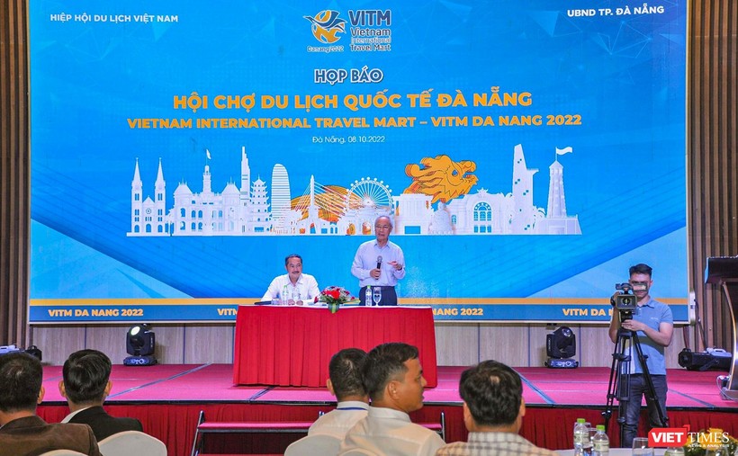 Chiều ngày 8/10, Hiệp hội Du lịch Việt Nam phối hợp với Hiệp hội Du lịch Đà Nẵng tổ chức họp báo công bố tổ chức sự kiện Hội chợ Du lịch Quốc tế Đà Nẵng 2022 (VITM Đà Nẵng 2022)