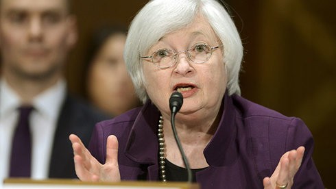 Chủ tịch Cục dự trữ liên bang Mỹ - bà Janet Yellen. 