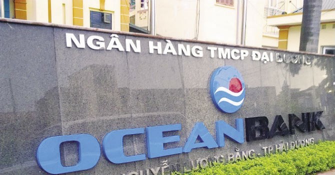 Oceanbank là một trong những ngân hàng được mua lại với giá 0 đồng