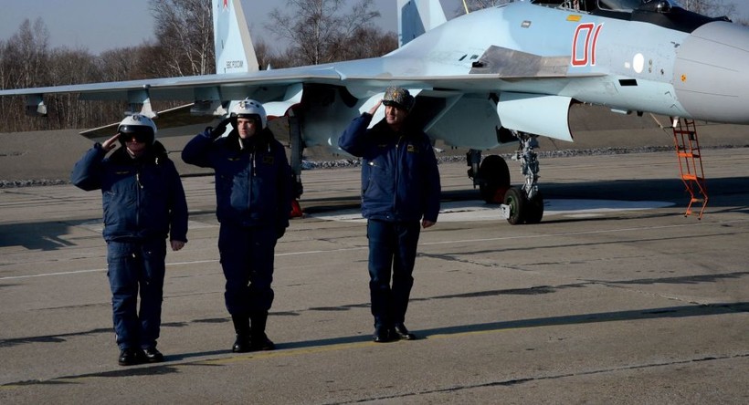 Siêu tiêm kích Su-35 Nga tham chiến tại Syria