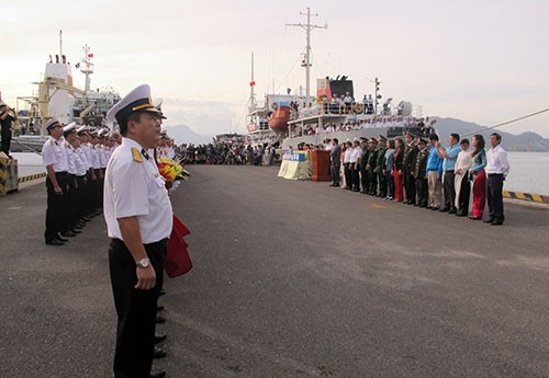  Toàn cảnh lễ tiễn quân.