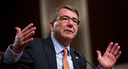 Bộ trưởng Quốc phòng Mỹ Ashton Carter. Ảnh: Politico