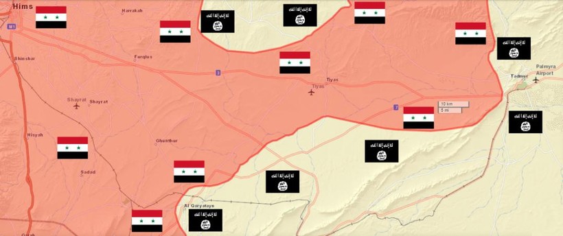 Video: Quân đội Syria vây hãm Qaryatayn tỉnh Homs