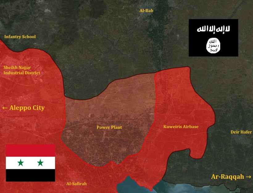 Quân đội Syria tấn công về Raqqa, IS đối mặt với sự sụp đổ