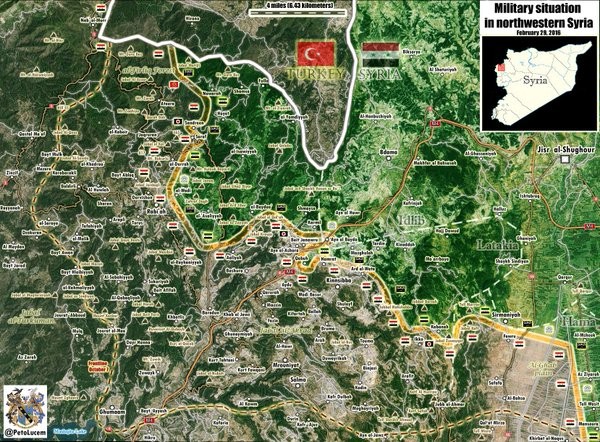Còn 7 km chiến đấu tiến công, quân đội Syria sẽ đóng cửa biên giới Thổ Nhĩ Kỳ - Latakia