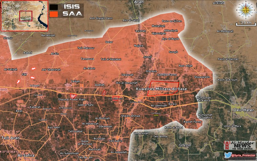 Quân đội Syria đánh bật IS khỏi làng Fah, Đông Aleppo