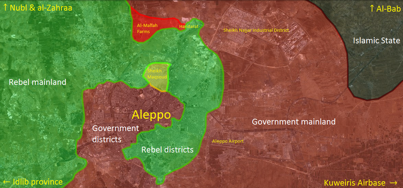 Chiến dịch tấn công mở rộng trên thành phố Aleppo bắt đầu tăng nhiệt