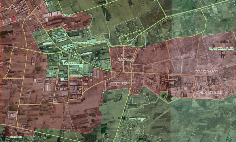 Lữ đoàn 105 Vệ binh Cộng hòa tấn công Đông Ghouta, diệt hàng chục tay súng cực đoan